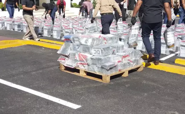 Y dónde abordó el paquete? Autoridades de Guatemala afirma contenedor decomisado en Multimodal Caucedo salió sin drogas hacia RD.